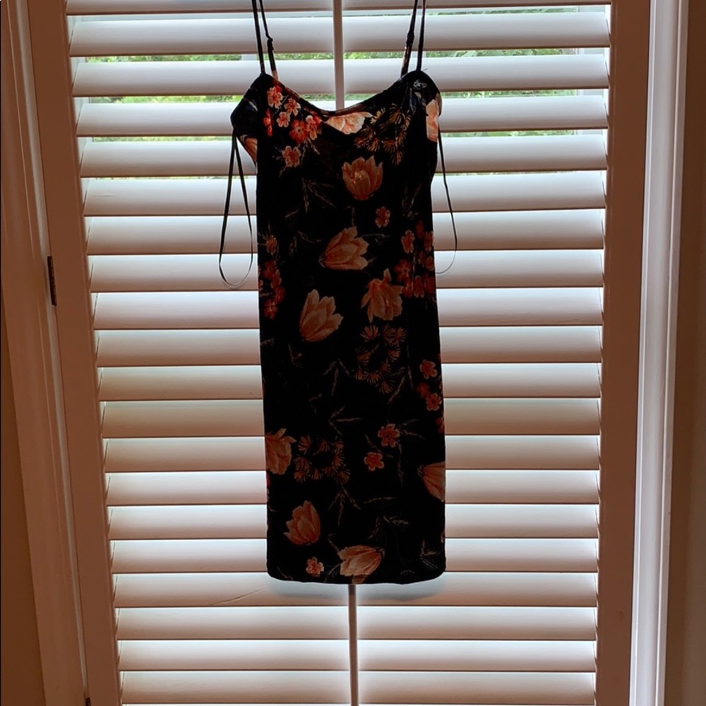 Knit Dress- SHO Black/ Floral dress